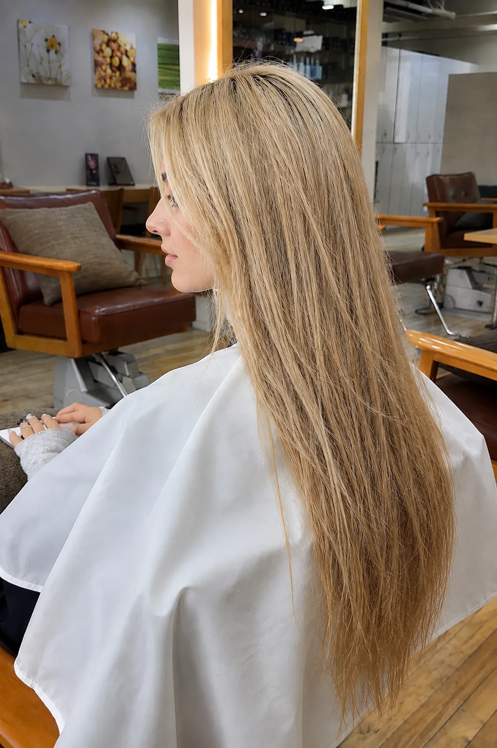 Gold Keratin Treatment BEFORE — RARIEN Gangnam