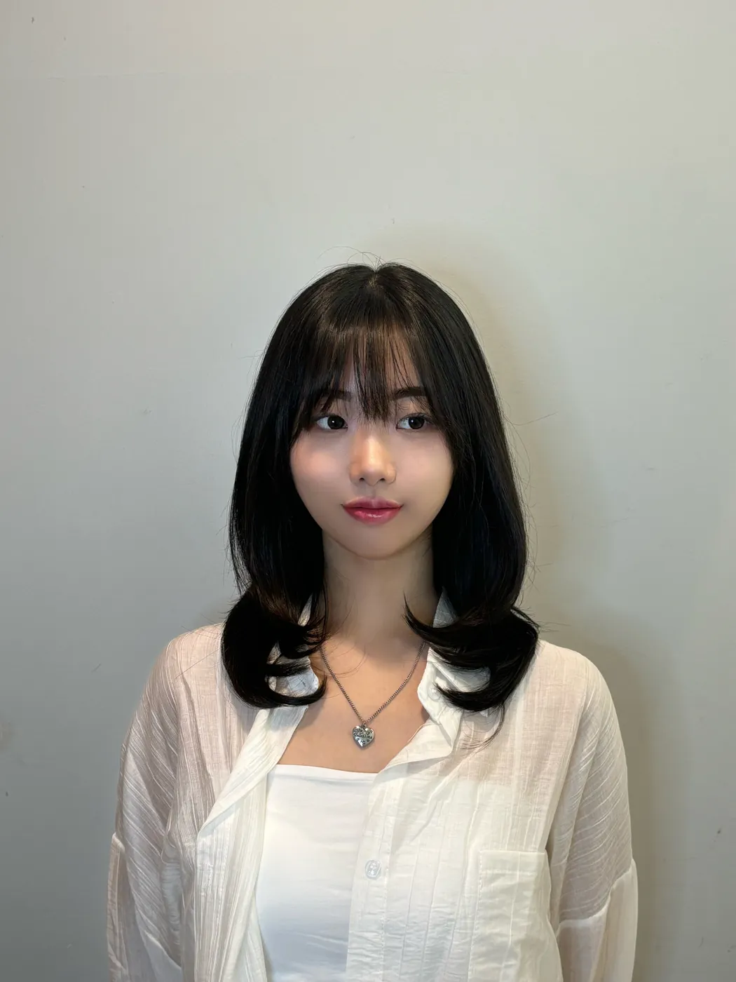 Bob with full bangs and soft ends · RARIEN Gangnam