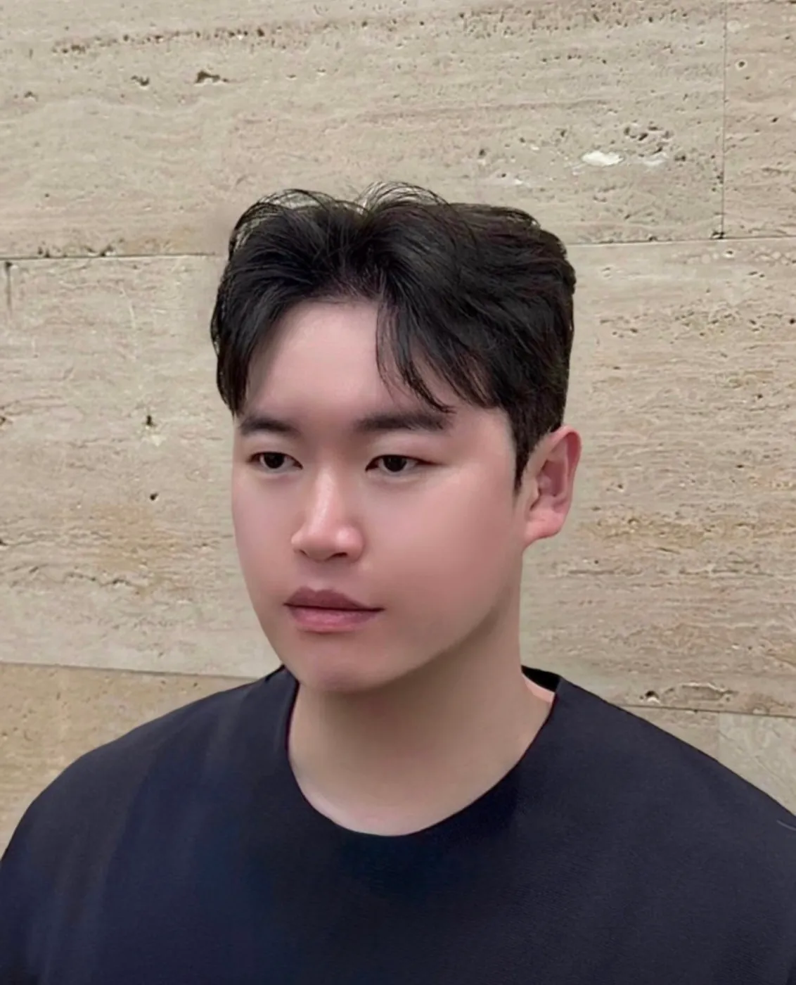 Men's front cut, natural finish · RARIEN Gangnam